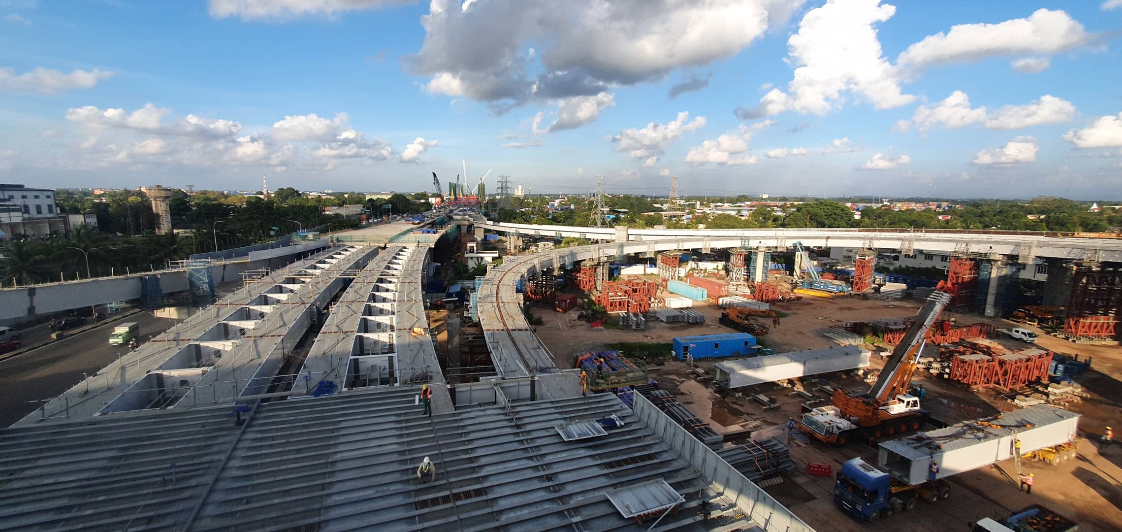 Elevated Highway Erection (New Kelani Bridge Project)